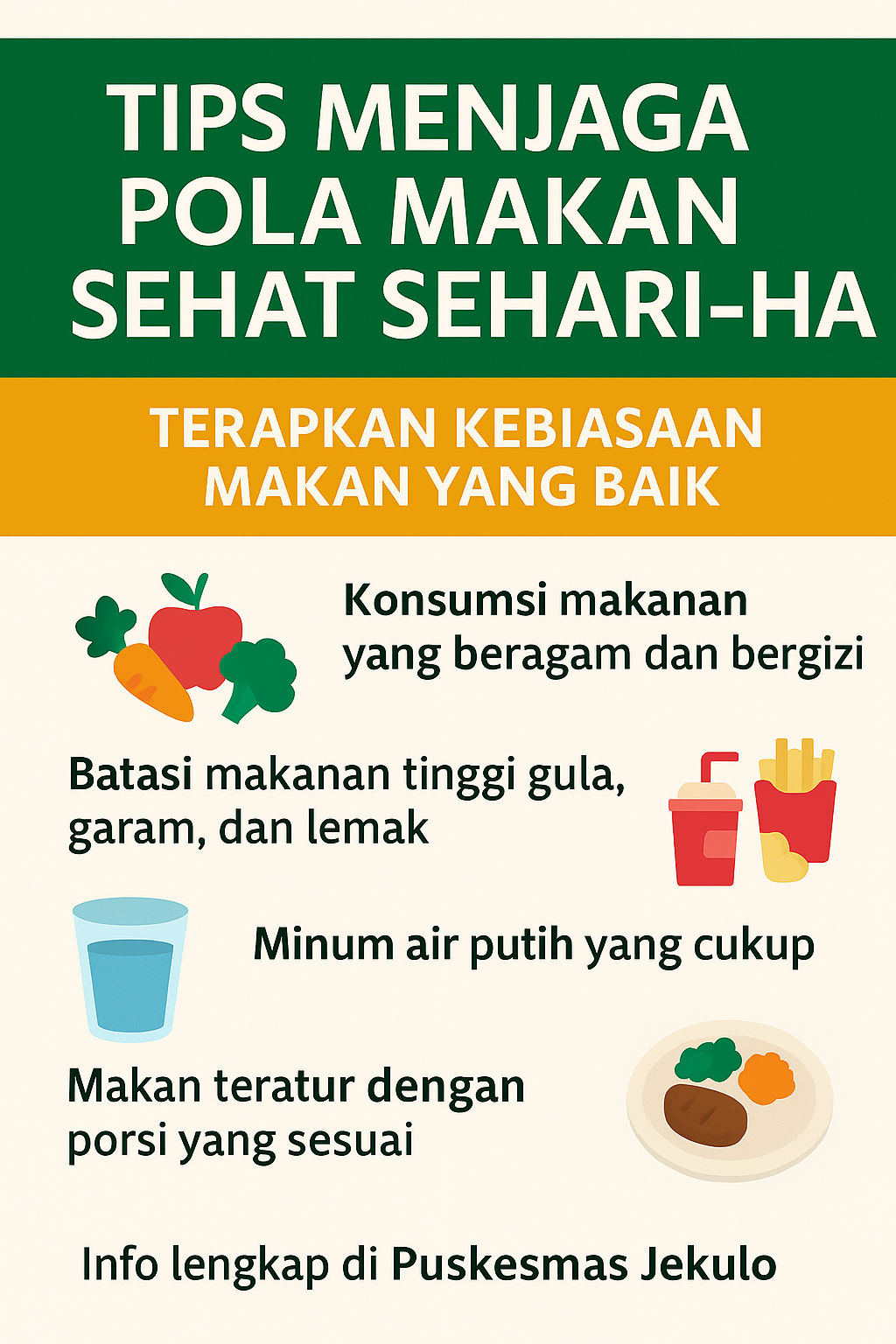 Poster Pola Makan